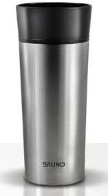BRUNO θερμός BRN-0068, εργονομικό καπάκι, anti-slip, 360ml, ασημί