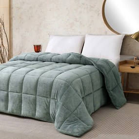 Κουβερτοπάπλωμα Shelby Aqua Melinen Υπέρδιπλo 220x240cm 100% Hollowfiber