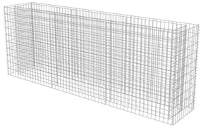 vidaXL Συρματοκιβώτιο-Γλάστρα Υπερυψωμένη 270x50x100 εκ. Γαλβ. Χάλυβας