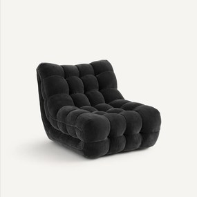 Καπιτονέ πολυθρόνα από βελούδινο chenille, Jud