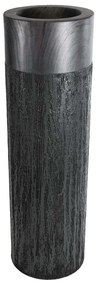 Κασπώ Δαπέδου Pisa 20762 Φ36x120cm Anthracite GloboStar Cement