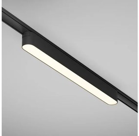 Γραμμικό Φωτιστικό Μαγνητικής Ράγας Radity LED 16W Μαύρο 3000K Basis TR080-1-16W3K-B Maytoni TR080-1-18W3K-B