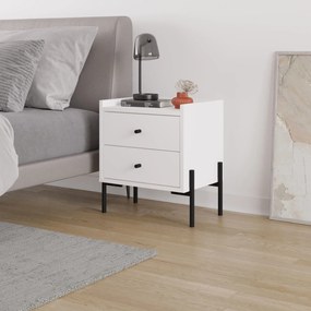 Nightstand Malta - White White