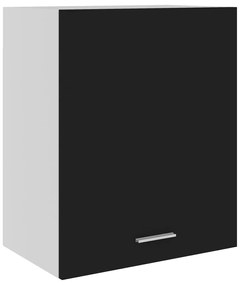vidaXL Κρεμαστό Ντουλάπι &quot;Lyon&quot; Μαύρο 50x31x60 εκ. από Τεχνητό Ξύλο