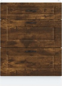 vidaXL ντουλάπι βάσης κουζίνας Porto Καπνιστή βελανιδιά