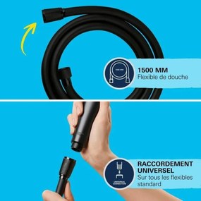 Kεφαλή για Nτους Grohe Μαύρο