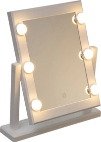 Επιτραπέζιος Καθρέφτης Με Led (37x9x41) F-V Hollywood 161057 White