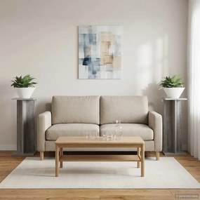 vidaXL Βάση φυτών 2 τμχ. Γκρι Σονομά 25 x 25,5 x 60,5 εκ.