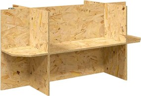 vidaXL Βάση Terrarium Καφέ 100 x 50 x 50 cm OSB
