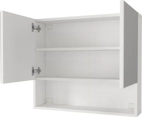 Καθρέπτης μπάνιου Trama Μegapap χρώμα λευκό 75x16,8x65εκ.