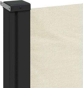 vidaXL Σκίαστρο Πλαϊνό Συρόμενο Κρεμ 160 x 500 εκ.