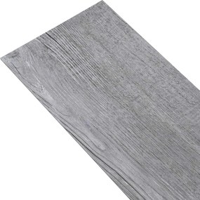 vidaXL Πλάκες Δαπέδου 5,02 m² 36 pcs PVC Ματ Ξύλο Γκρι