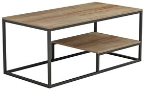Τραπέζι σαλονιού Tondo pakoworld φυσικό 120x60x50εκ Model: 230-000003