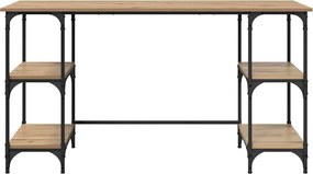 vidaXL Γραφείο Artisan Oak 140 x 50 x 75 εκ. Επεξεργασμένο ξύλο