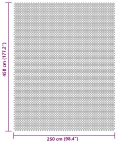 Χαλί Σκηνής Κρεμ 4,5x2,5 μ.