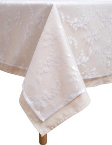 Σετ 2 Τεμ Καρέ 90x90, 85x85 5574 Μπεζ Viopros