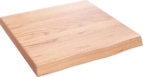 vidaXL Πάγκος Μπάνιου Αν. Καφέ 40x40x(2-4) εκ. Επεξεργ. Μασίφ Ξύλο