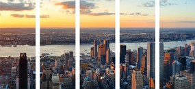 Εικόνα 5 τμημάτων Νέα Υόρκη - 100x50