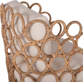 ΠΟΛΥΘΡΟΝΑ RINGER HM9341 ΑΠΟ RATTAN-ΜΕΤΑΛΛΟ ΦΥΣΙΚΟ ΧΡΩΜΑ 65x69x86Y εκ.