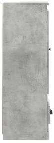 vidaXL Ντουλάπι Γκρι Σκυροδέματος 36x35,5x103,5 εκ. Επεξεργασμένο Ξύλο