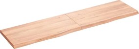 vidaXL Επιφ Τραπεζιού Αν Καφέ 160x40x(2-4)εκ. Επεξ. Μασίφ Ξύλο Δρυός