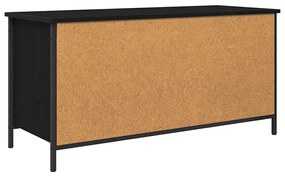 vidaXL Ντουλάπι TV Μαύρη Οξυά 100 x 40 x 50 cm Επεξεργασμένο ξύλο