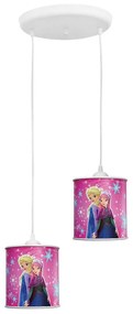 Φωτιστικό Οροφής Παιδικό Kid/2L Pendel Girl-Α- 36-0017 Heronia Plastic