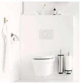 Βούρτσα τουαλέτας Brabantia Profile 90300284, 43 cm, Πλήρως επικαλυμμένη βούρτσα, Επιτοίχια τοποθέτηση, Inox