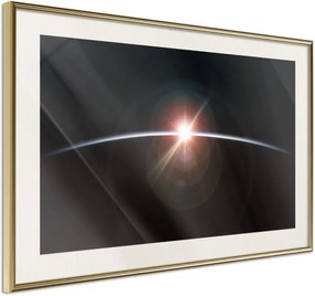 Αφίσα - Glimmer - 60x40 - Χρυσό - Με πασπαρτού