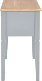 vidaXL Γραφείο Γκρι 109,5 x 45 x 77,5 εκ. Ξύλινο