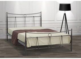 Δίας Κρεβάτι Ημίδιπλο Μεταλλικό 110x190cm
