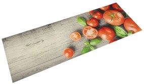 vidaXL Χαλί Κουζίνας Πλενόμενο Σχέδιο Tomatoes 45 x 150 εκ. Βελούδινο