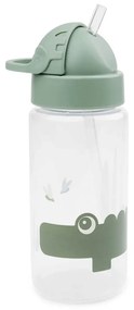 Παγούρι 350ml Με Καλαμάκι Done By Deer Croco Green BR76439