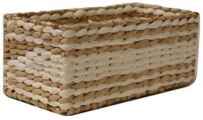 Καλάθι Rush 00.06.67451 26x13x10cm Natural-White Ψάθα