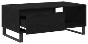 vidaXL Τραπέζι Καφέ Μαύρο Δρυς 90x50x36,5 εκ Επεξεργασμένο ξύλο