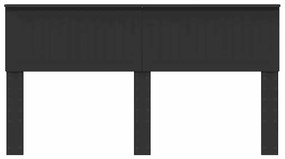 vidaXL Κεφαλάρι Μαύρη Οξυά 160 cm Επεξεργασμένο ξύλο