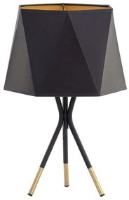 Φωτιστικό Επιτραπέζιο Ivo 5157 1xΕ27 15W 30x45,5cm Black TK Lighting