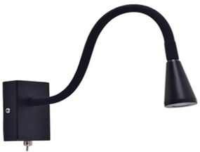 Φωτιστικό Τοίχου - Απλίκα 77-3589 SE 124-1AB Cable Black Homelighting Metal