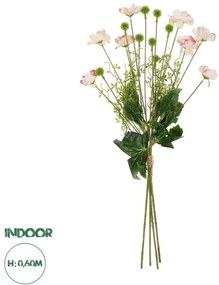Artificial Garden PINK CANAION FLOWER BOUQUET 21327 Τεχνητό Διακοσμητικό Μπουκέτο Ροζ Κάννα Y60cm Globostar-21327-Ροζ 21327