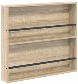 vidaXL Ράφι Περιοδικών με ράφι 2 pcs Δρύς Sonoma 80 x 12 x 70 εκ