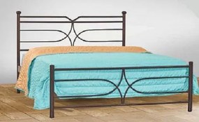 Κρεβάτι Ν10 για στρώμα 140χ190 διπλό με επιλογή χρώματος