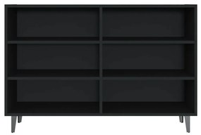 vidaXL Ραφιέρα Μαύρη 103,5 x 35 x 70 εκ. από Μοριοσανίδα