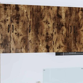 vidaXL Κρεμαστό ντουλάπι κουζίνας Καπνιστό Δρύς 50 x 31 x 80 εκ.