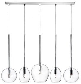 Φωτιστικό Οροφής - Ράγα 01156-12BR G9 LED 100cm Transparent Luma