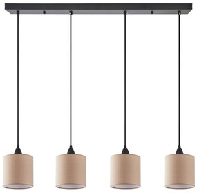 Φωτιστικό Οροφής SE21-BL-B10-4BL-SH3 ADEPT PENDANT Brown Shade Pendant+ - 51W - 100W - 77-9023