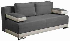 Sofa - Bed Kron Dark Grey - Beige 198x95x81 cm