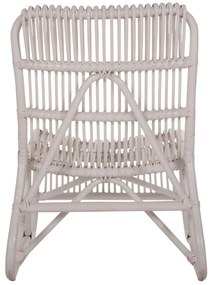 Καρέκλα - Πολυθρόνα BRONNY C9644.02 Λευκό Rattan 60x82x92Υ εκ. 60x2x92 εκ.