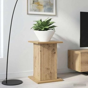 vidaXL Βάση φυτών Artisan Δρυς 30,5 x 30 x 43 εκ Επεξεργασμένο Ξύλο