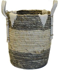 Καλάθι 00.06.67375 25x27cm White-Grey Mat