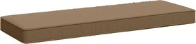 vidaXL Μαξιλάρια Πάγκου 2 Τεμαχίων VUGHT 2 pcs 100% Πολυεστέρας Taupe